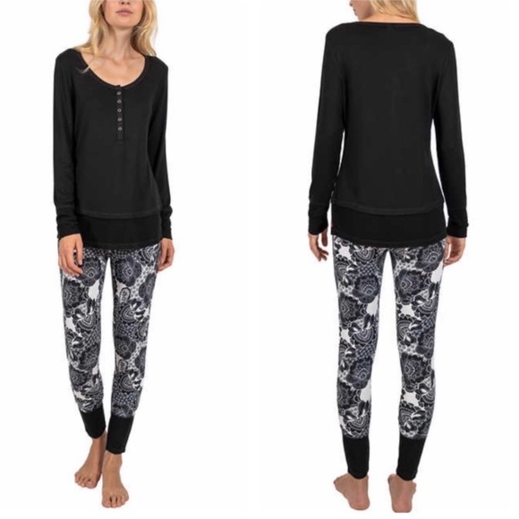 Natori Other - JOSIE Women’s 2 Piece Henley Pajama Set PJ’s